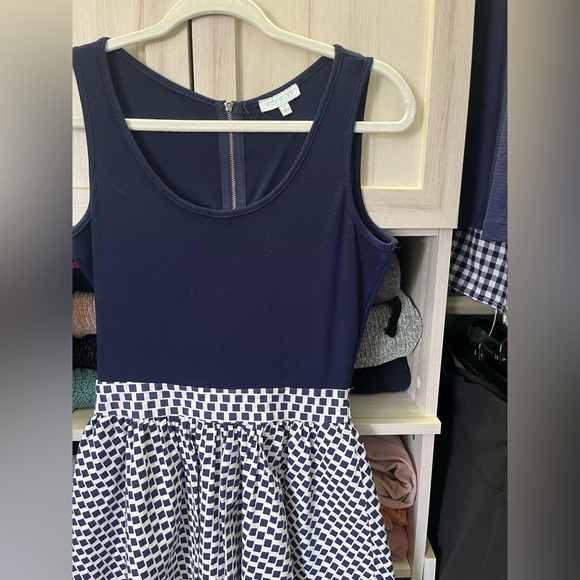 Francesca’s Navy Blue Dress - Picture 1 of 4